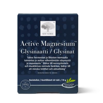 Active Magnesium Glysinaatti 60 kpl